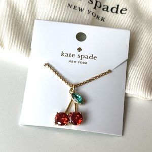 NWOT Kate Spade Ma Cherie Cherry Pendant Necklace